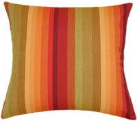 Sunbrella® Astoria Sunset Indoor/Outdoor Striped Pillow