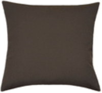 Sunbrella® Canvas Bay Brown Indoor/Outdoor Solid Color Pillow