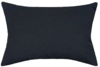Sunbrella® Canvas Black Indoor/Outdoor Solid Color Pillow
