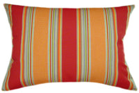 Sunbrella® Bravada Salsa Indoor/Outdoor Striped Pillow