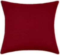 Sunbrella® Canvas Burgundy Indoor/Outdoor Solid Color Pillow