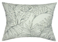 Sunbrella® Calm Laurel Indoor/Outdoor Floral Pillow