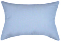 Sunbrella® Canvas Air Blue Indoor/Outdoor Textured Solid Color Pillow