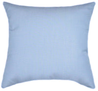 Sunbrella® Canvas Air Blue Indoor/Outdoor Textured Solid Color Pillow
