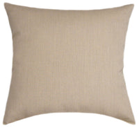 Sunbrella® Canvas Heather Beige Indoor/Outdoor Solid Color Pillow