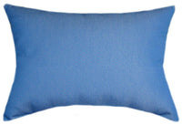 Sunbrella® Canvas Regatta Blue Indoor/Outdoor Solid Color Pillow