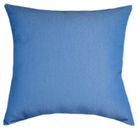 Sunbrella® Canvas Regatta Blue Indoor/Outdoor Solid Color Pillow
