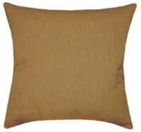 Sunbrella® Canvas Teak Indoor/Outdoor Solid Color Pillow