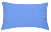 Sunbrella® Canvas Capri Blue Indoor/Outdoor Solid Color Pillow