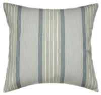 Sunbrella® Cove Pebble Indoor/Outdoor Striped Pillow