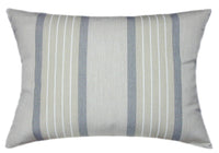 Sunbrella® Cove Pebble II Indoor/Outdoor Striped Pillow