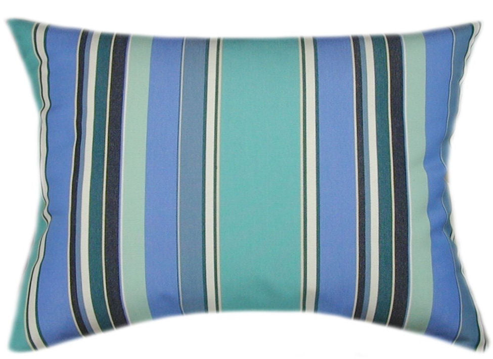 Sunbrella® Dolce Oasis Indoor/Outdoor Striped Pillow