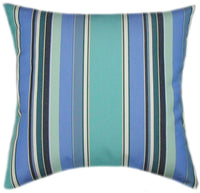 Sunbrella® Dolce Oasis Indoor/Outdoor Striped Pillow