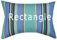 Sunbrella® Dolce Oasis Indoor/Outdoor Striped Pillow