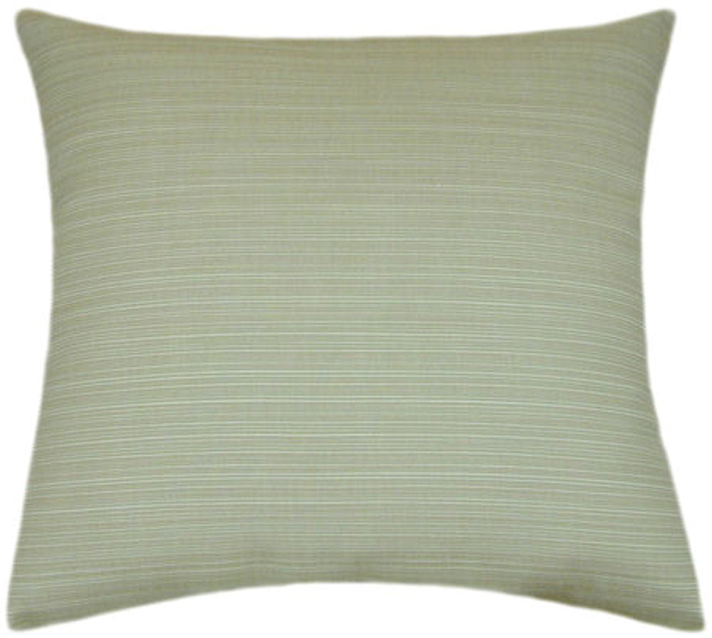 Sunbrella® Dupione Aloe Indoor/Outdoor Textured Solid Color Pillow