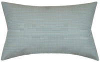Sunbrella® Dupione Celeste Indoor/Outdoor Textured Solid Color Pillow