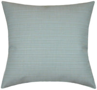 Sunbrella® Dupione Celeste Indoor/Outdoor Textured Solid Color Pillow