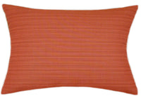 Sunbrella® Dupione Papaya Indoor/Outdoor Textured Solid Color Pillow