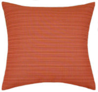 Sunbrella® Dupione Papaya Indoor/Outdoor Textured Solid Color Pillow