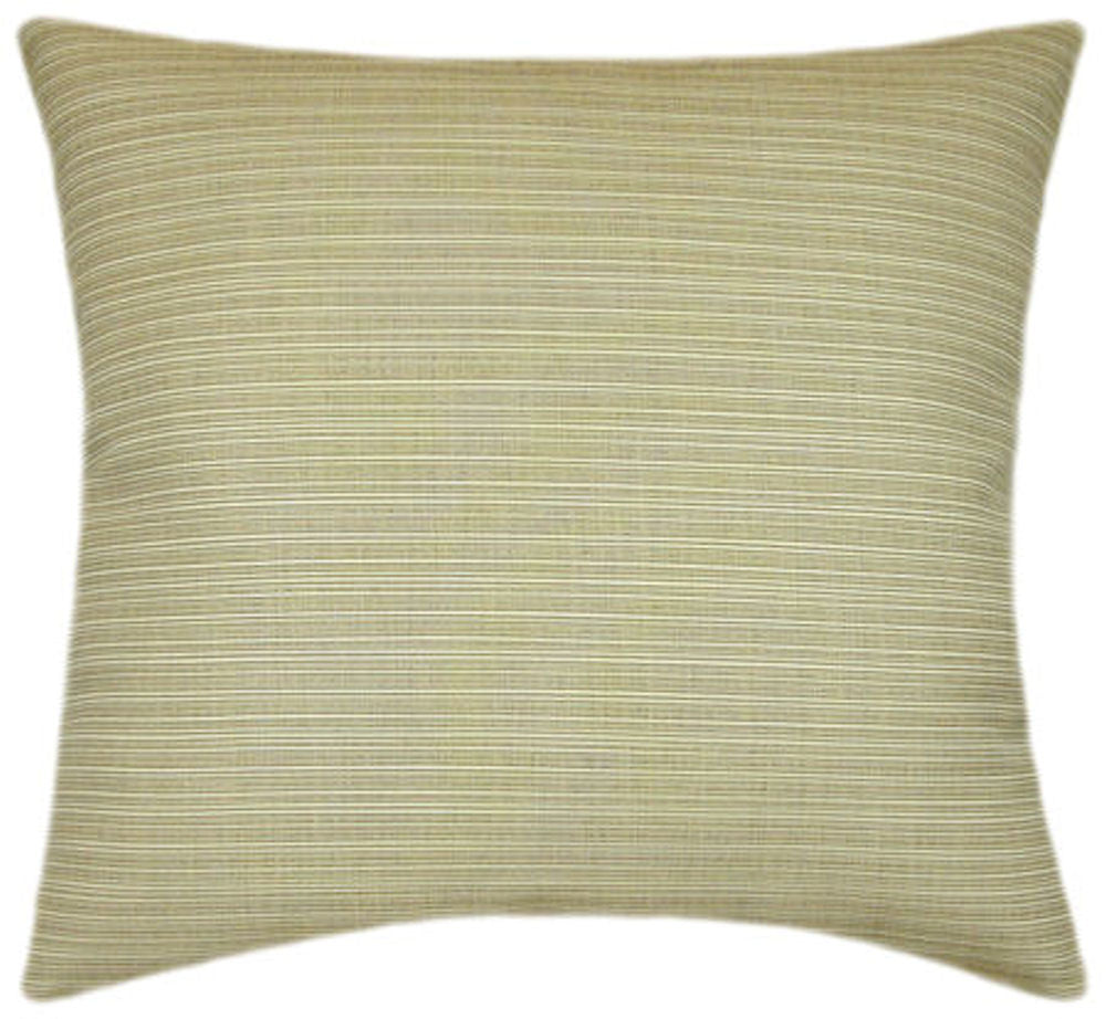 Sunbrella® Dupione Sand Indoor/Outdoor Textured Solid Color Pillow