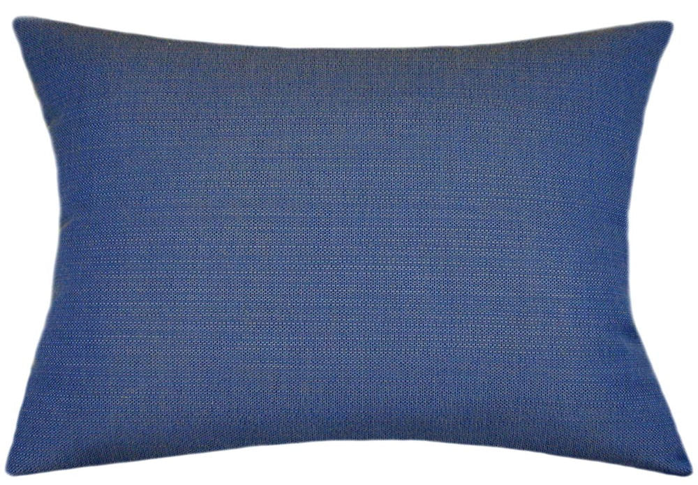 Sunbrella® Echo Midnight Indoor/Outdoor Textured Solid Color Pillow
