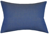 Sunbrella® Echo Midnight Indoor/Outdoor Textured Solid Color Pillow
