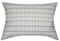 Sunbrella® Esti Crimson Indoor/Outdoor Geometric Pillow