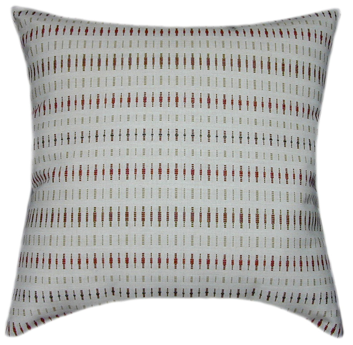 Sunbrella® Esti Crimson Indoor/Outdoor Geometric Pillow
