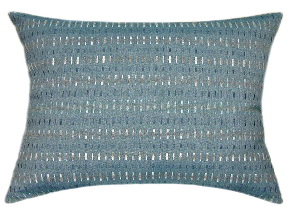 Sunbrella® Esti Lagoon Indoor/Outdoor Geometric Pillow