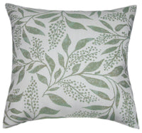 Sunbrella® Exquisite Aloe Indoor/Outdoor Floral Pillow