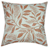 Sunbrella® Exquisite Guava Indoor/Outdoor Floral Pillow