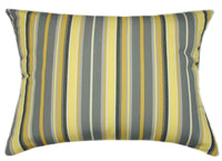 Sunbrella® Foster Metallic Indoor/Outdoor Striped Pillow