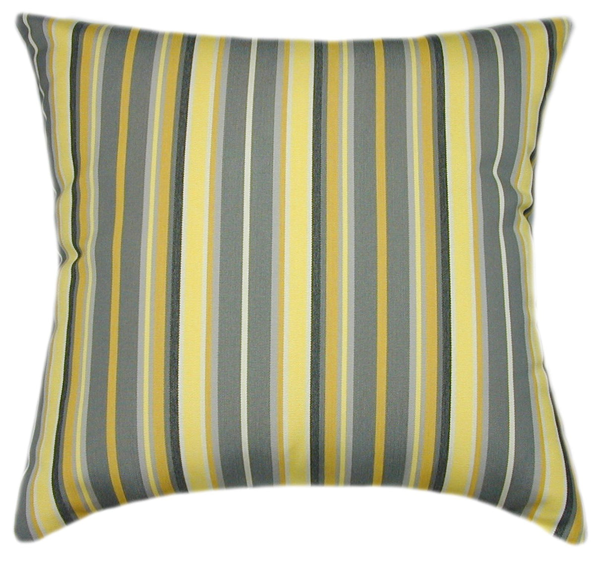 Sunbrella® Foster Metallic Indoor/Outdoor Striped Pillow