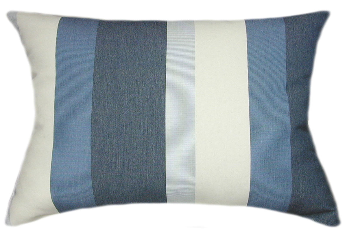 Sunbrella® Gateway Coast Indoor/Outdoor Striped Pillow