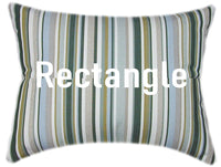 Sunbrella® Highlight Ivy Indoor/Outdoor Striped Pillow