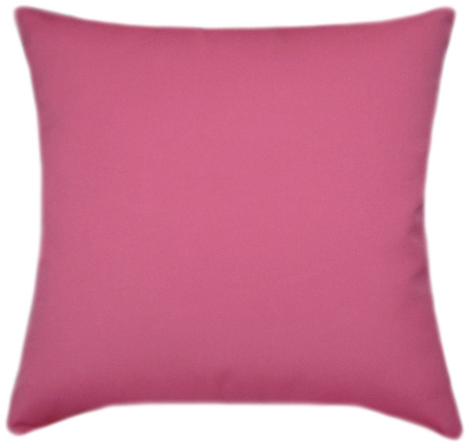 Sunbrella® Canvas Hot Pink Indoor/Outdoor Solid Color Pillow