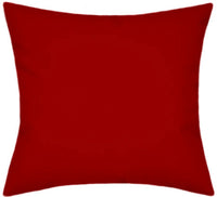 Sunbrella® Canvas Jockey Red Indoor/Outdoor Solid Color Pillow