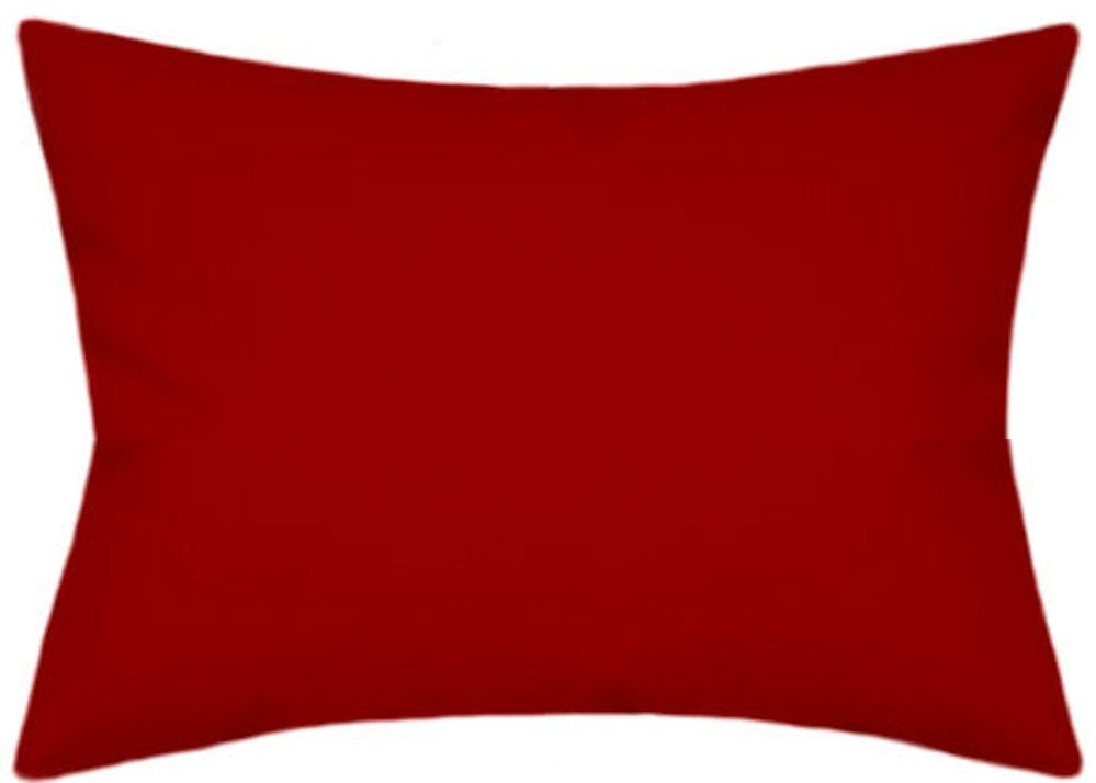 Sunbrella® Canvas Jockey Red Indoor/Outdoor Solid Color Pillow