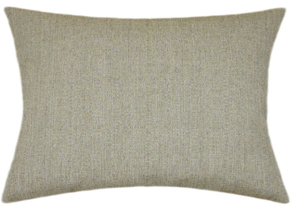 Sunbrella® Linen Stone Indoor/Outdoor Textured Solid Color Pillow