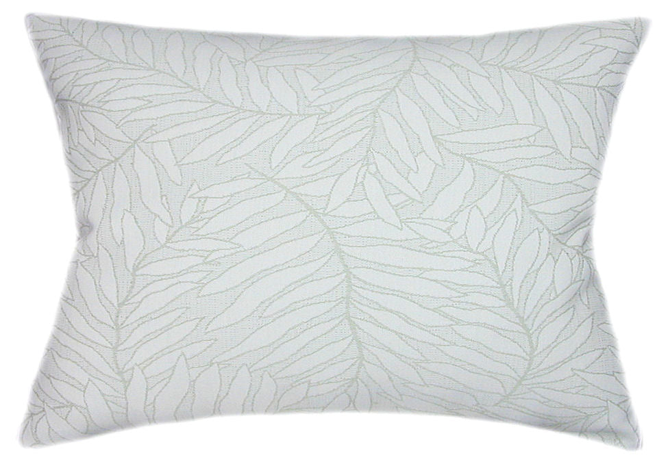 Sunbrella® Lively Sage Indoor/Outdoor Floral Pillow