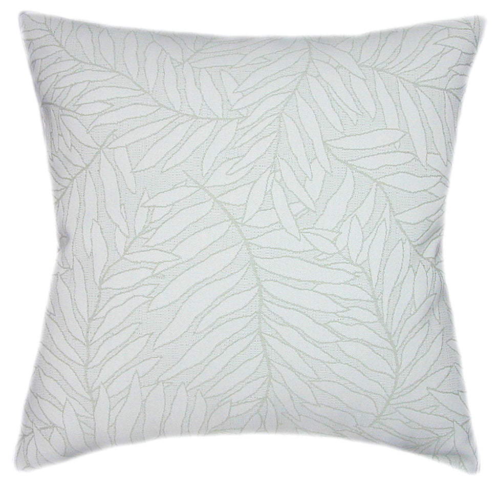 Sunbrella® Lively Sage Indoor/Outdoor Floral Pillow