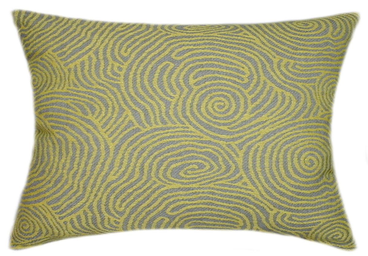 Sunbrella® Lotus Maize Indoor/Outdoor Geometric Pillow
