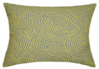 Sunbrella® Lotus Maize Indoor/Outdoor Geometric Pillow