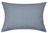 Sunbrella® Lure Denim Indoor/Outdoor Geometric Pillow