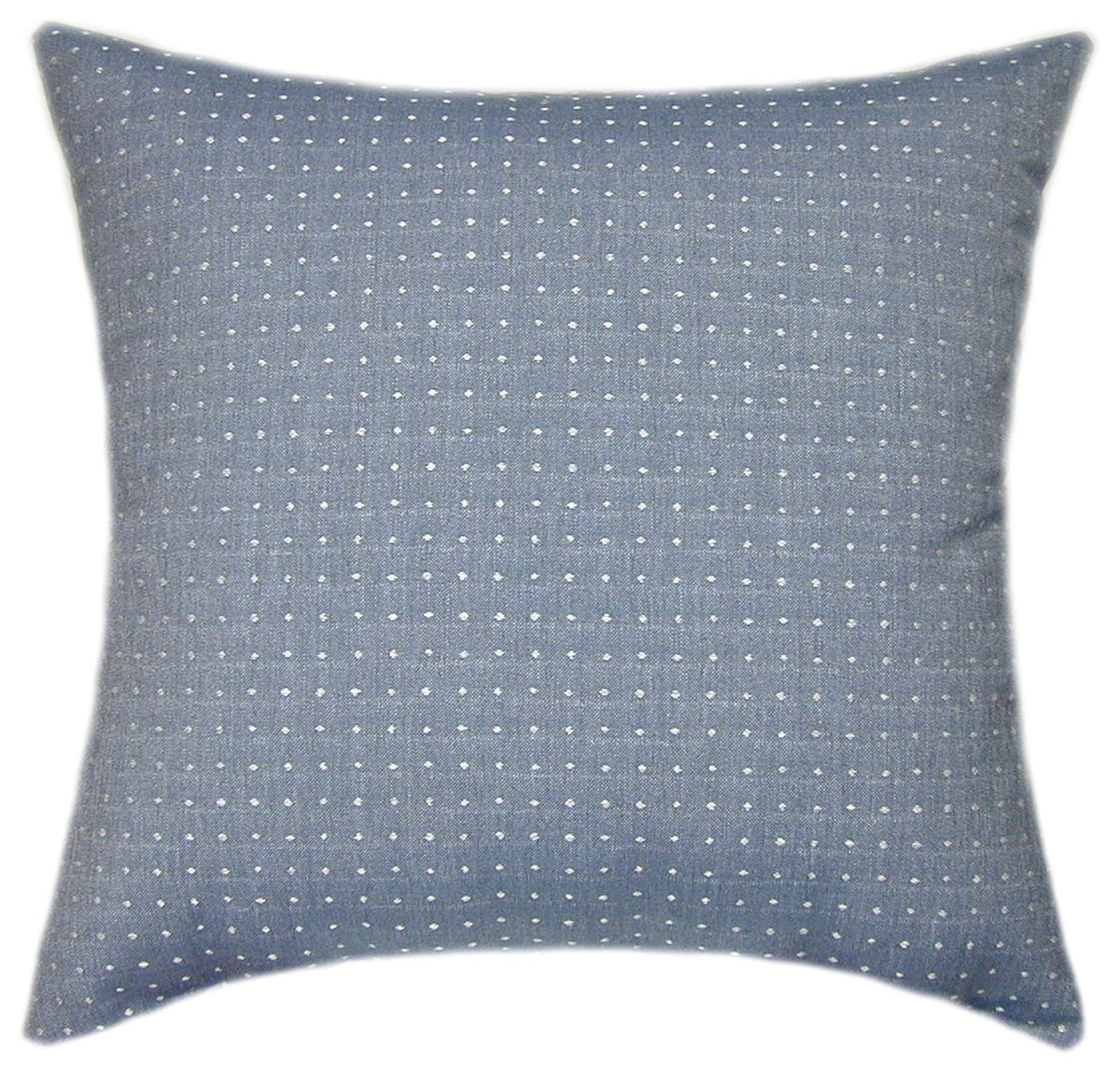 Sunbrella® Lure Denim Indoor/Outdoor Geometric Pillow