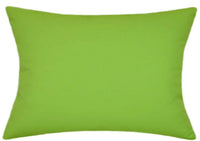 Sunbrella® Canvas Macaw Green Indoor/Outdoor Solid Color Pillow