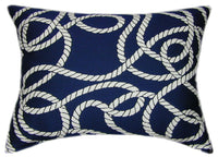 Sunbrella® Maritime Nautical Indoor/Outdoor Geometric Pillow