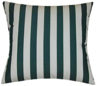 Sunbrella® Mason Forest Indoor/Outdoor Striped Pillow