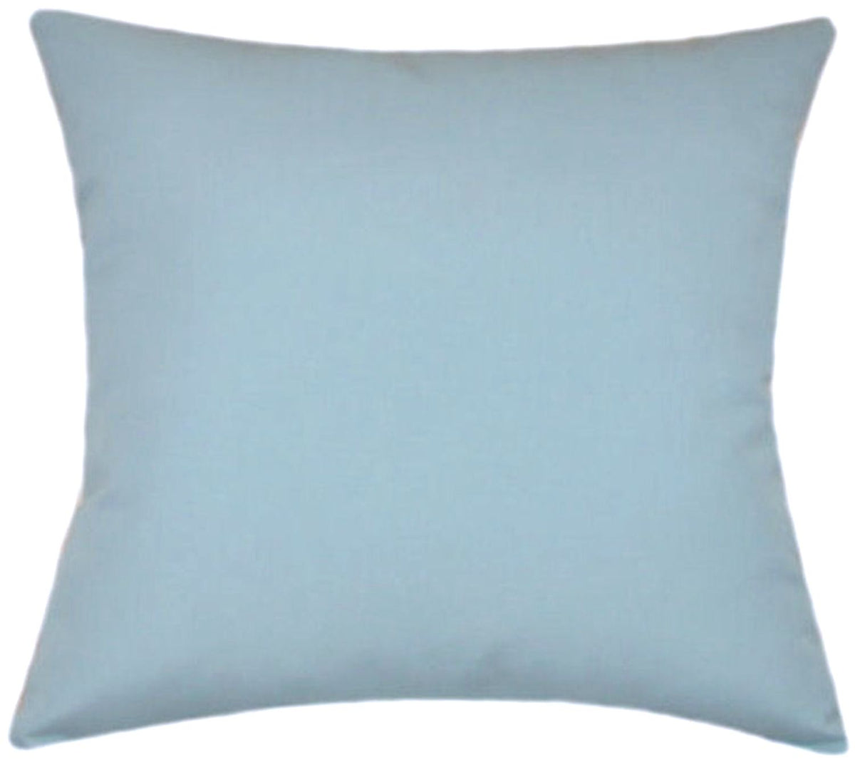 Sunbrella® Canvas Mineral Blue Indoor/Outdoor Solid Color Pillow