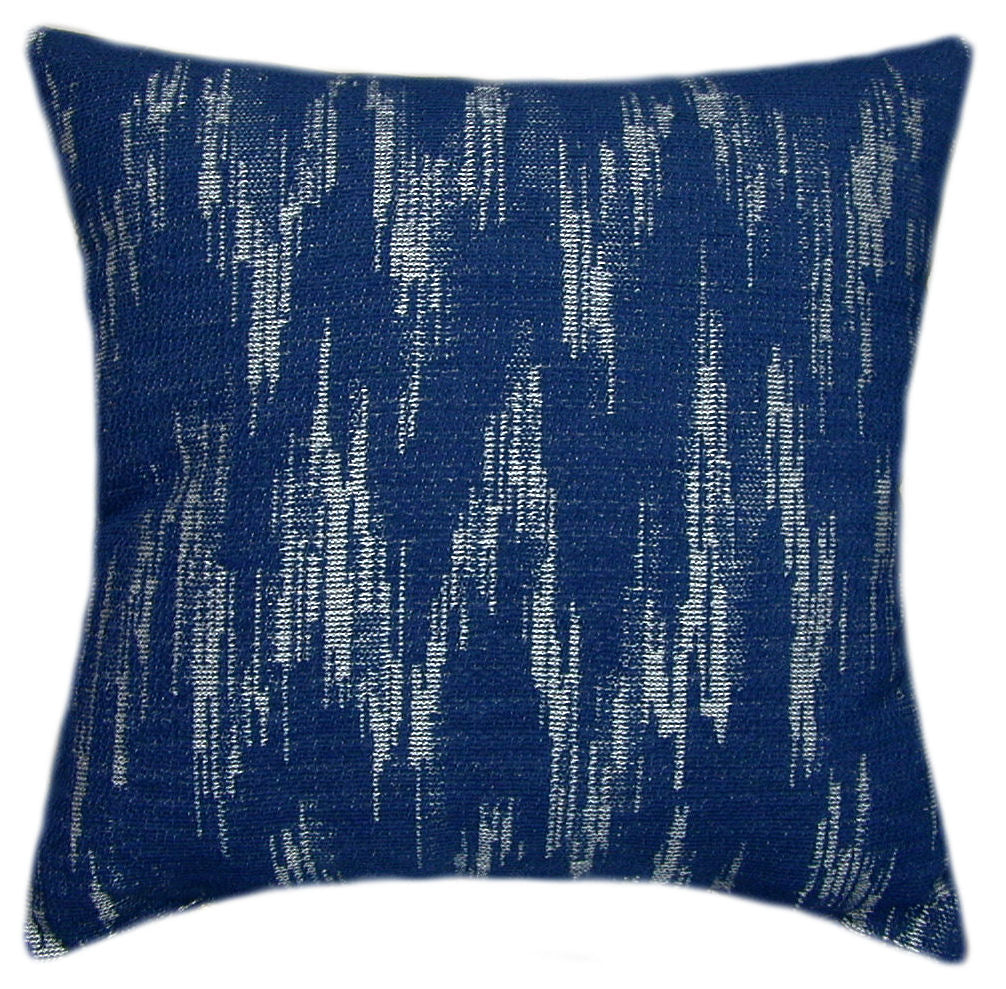 Sunbrella® Mountains Lagoon Indoor/Outdoor Geometric Pillow